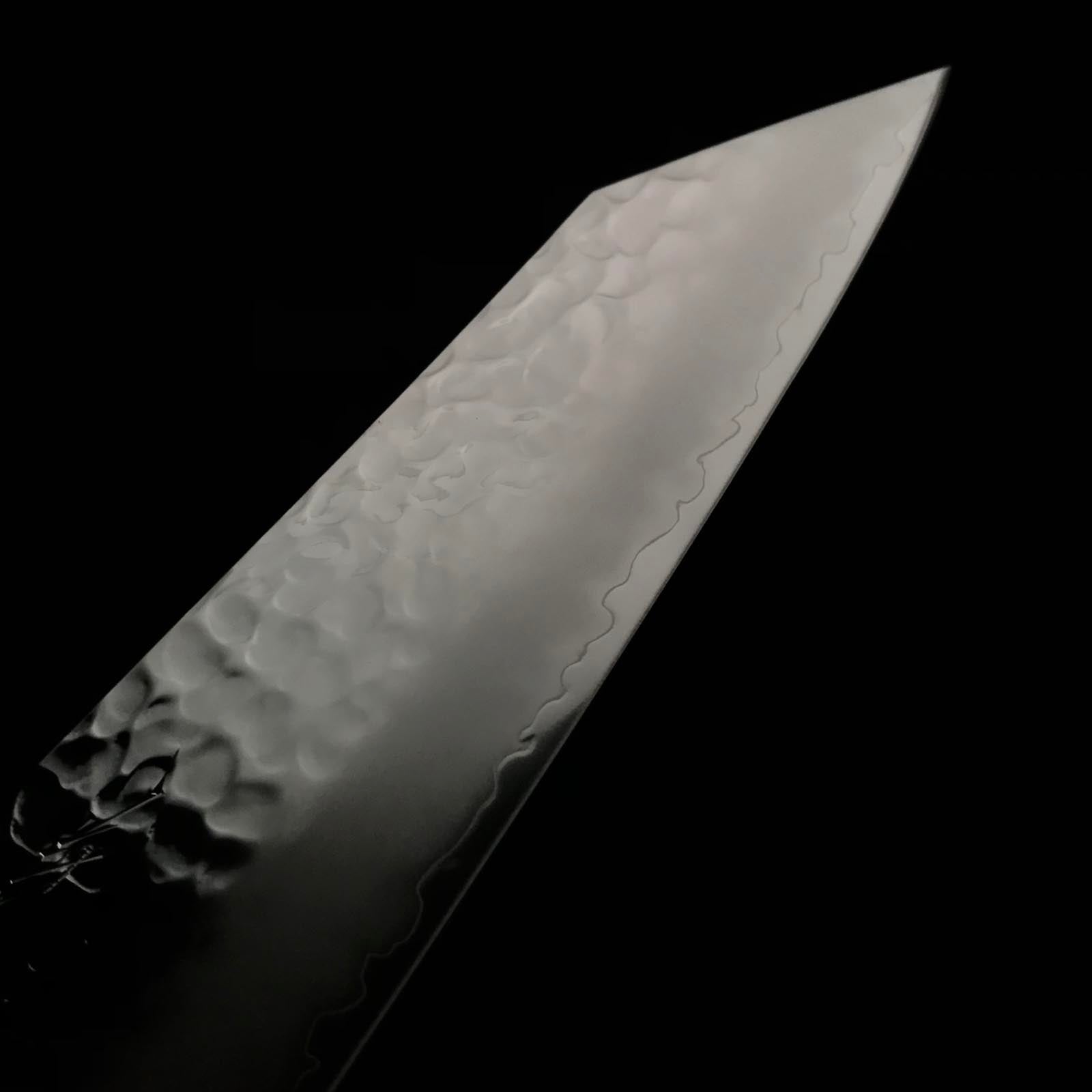 Kanemitsu Tsuchime Finish Kiritsuke Santoku with VG10 steel 兼光作 槌目 VG10鋼 切付三徳包丁  195mm