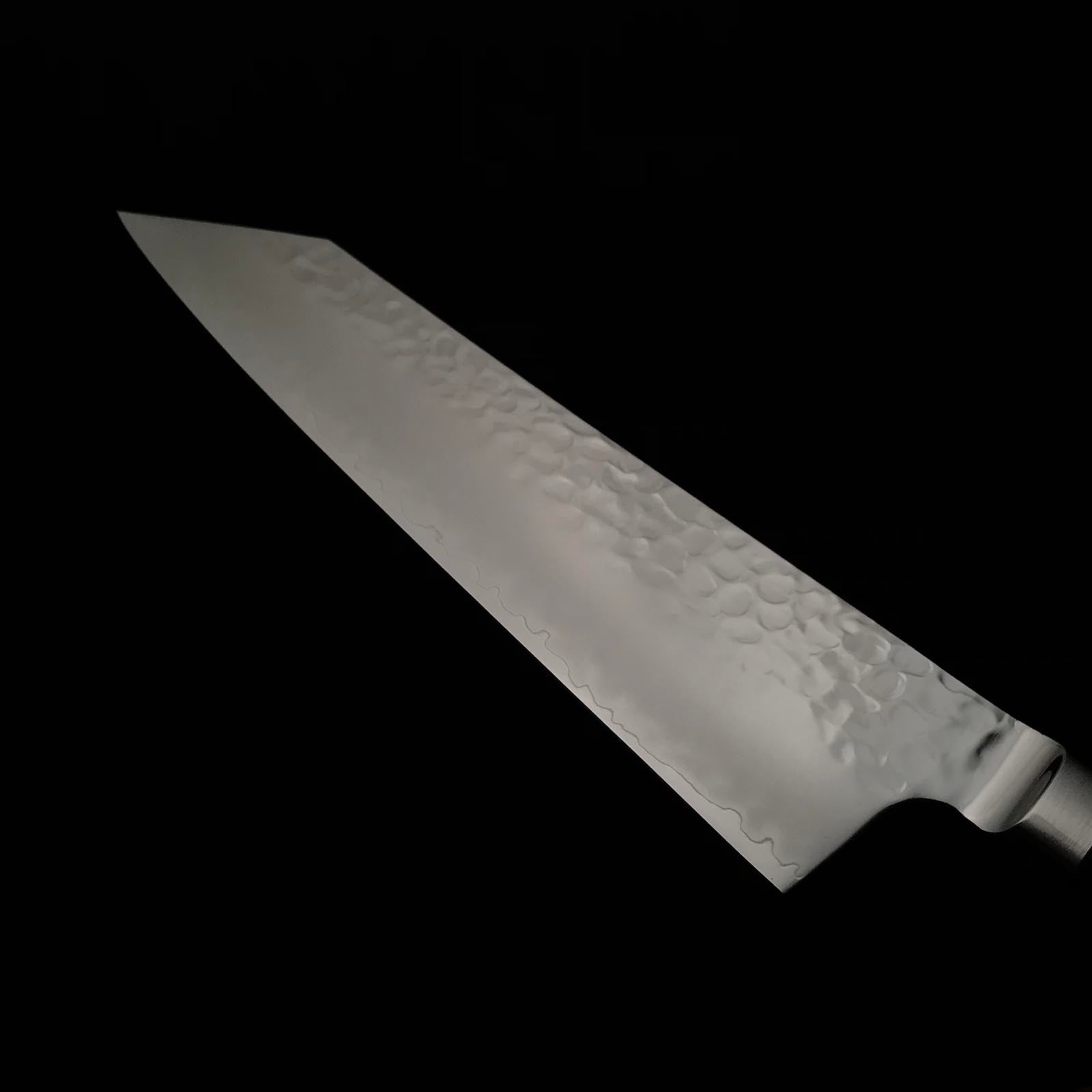 Kanemitsu Tsuchime Finish Kiritsuke Santoku with VG10 steel 兼光作 槌目 VG10鋼 切付三徳包丁  195mm