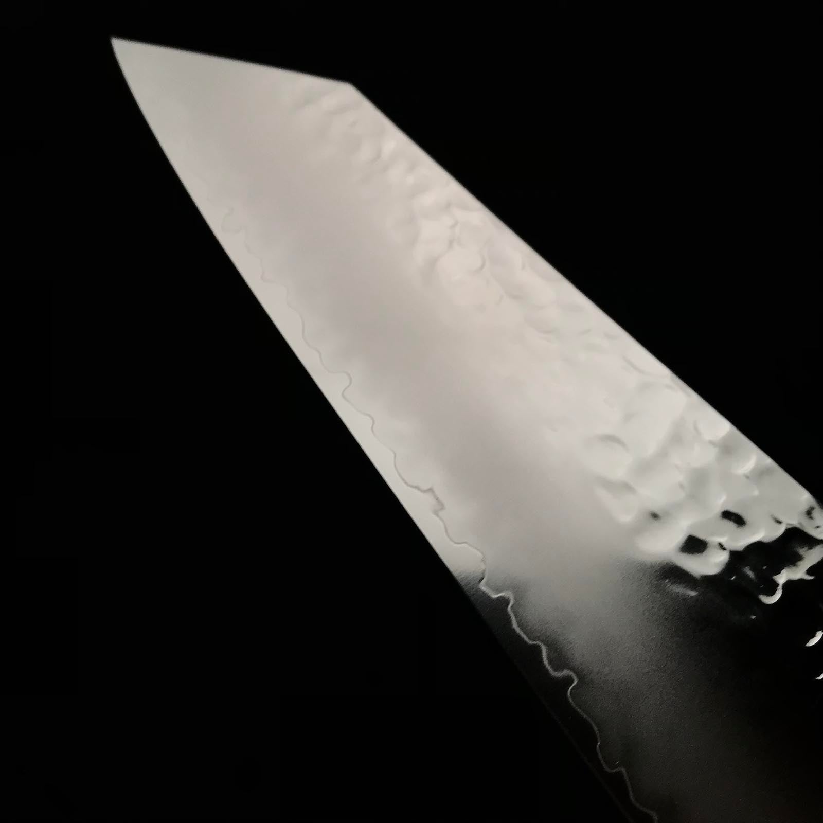 Kanemitsu Tsuchime Finish Kiritsuke Santoku with VG10 steel 兼光作 槌目 VG10鋼 切付三徳包丁  195mm