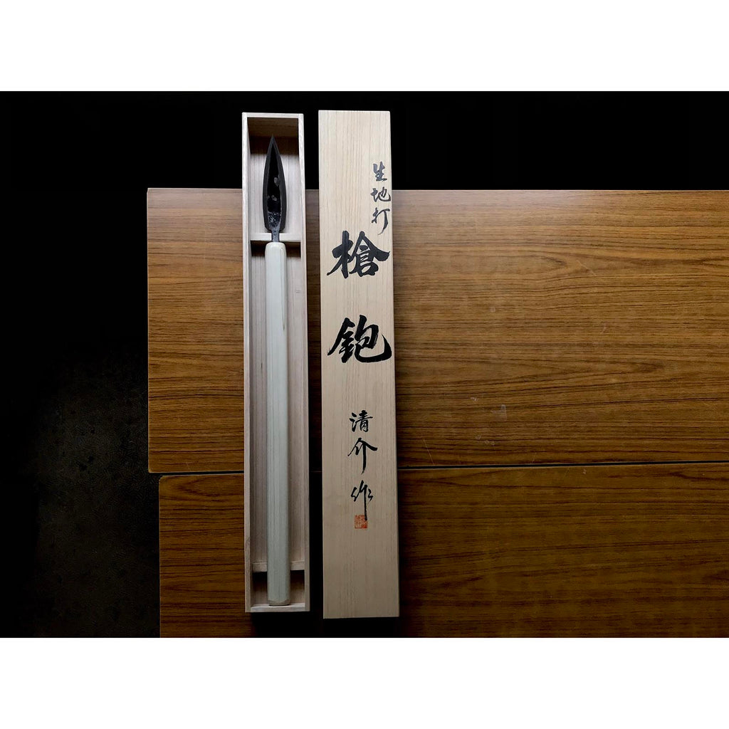 Yari Kanna by Seisuke Mizuno with Blue steel 水野清介作 槍鉋 青紙鋼 135mm – YAMASUKE  KurashigeTools