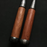 Old stock Chiyoharu Bench Oblique chisels Set 千代治 イスカ追入鑿セット 18mm