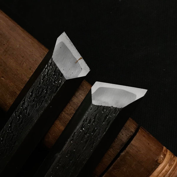 Old stock Masamune Damekiri Oblique chisels Set 正宗 イスカダメ切り鑿 セット 18mm