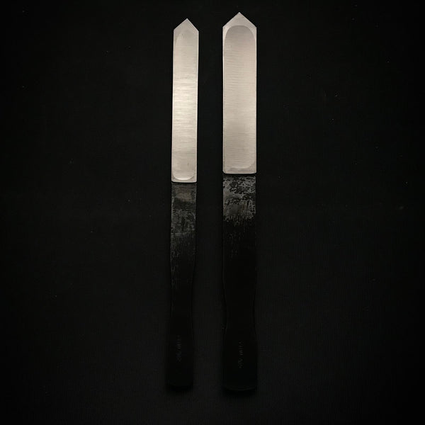 Fujihiro Kensaki Knives by Chuutarou Imai  今井忠太郎作 二治弘 剣先 18,24mm