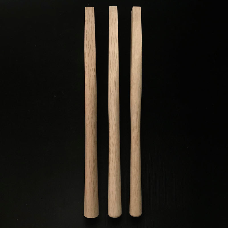 Japanese hammer handles Common type by Japanese white oak  白樫 別上玄能柄 普通型
