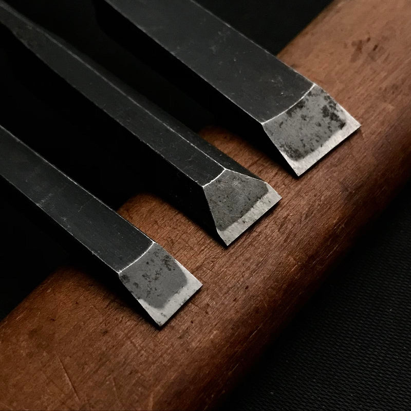 Old stock Koshitaka Bench chisels（Oirenomi）掘出し物 越孝 追入鑿 9,12,15mm