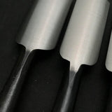 Toshikuni Soto maru chisels set with white steel 利國 外丸組鑿 5本組 Sotomarunomi