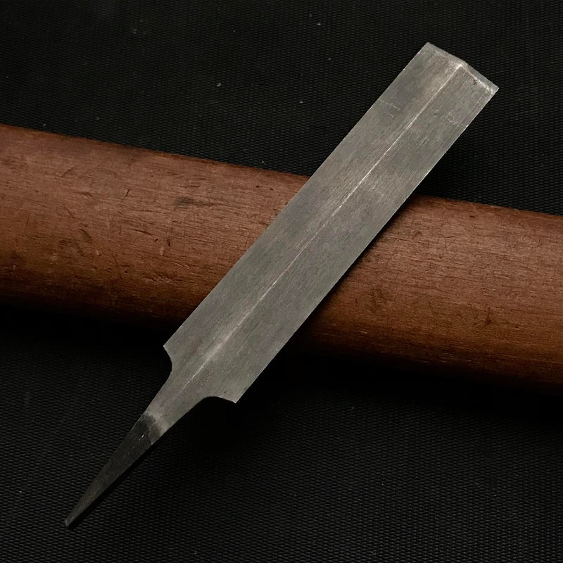 Old Stock TSUBOTAMA Single edged Fine file for Handsaw sharpening (Surikomi-Yasuri) 掘出し物 壺玉 油目 片刃 すり込みヤスリ 75mm