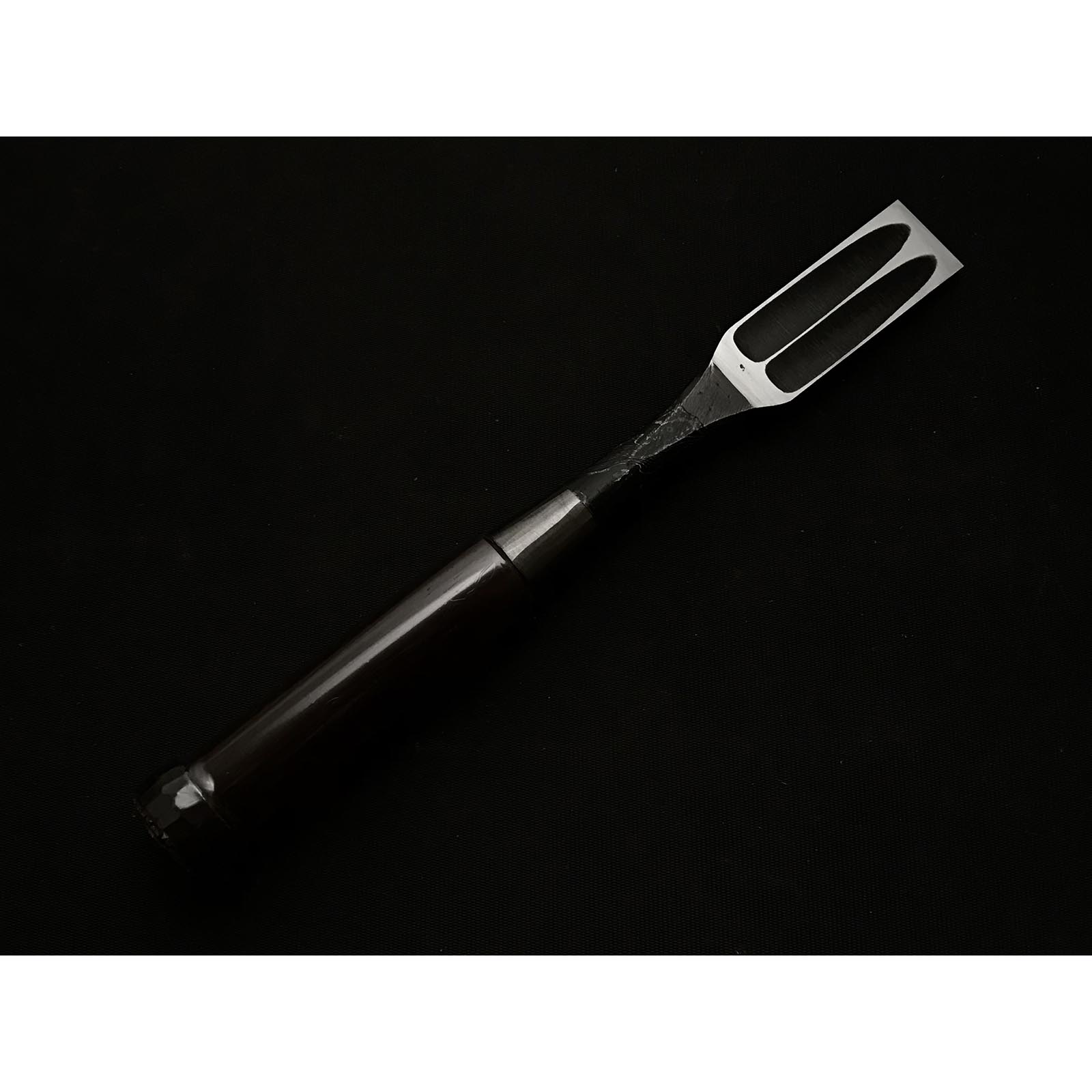 Tasai Mokume Special Bench chisels (Wakisashi Nomi) with leather bag 田斎作 木目 脇差し鑿 追入鑿  24mm 27mm