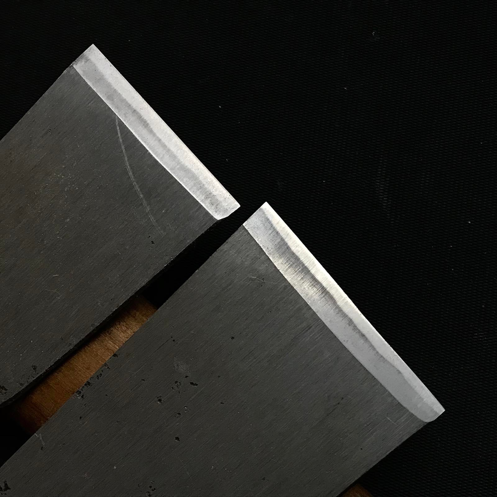 Old stock Hidetsugu Hand Made Leather tools with blue steel  掘出し物 東京 秀次 革包丁