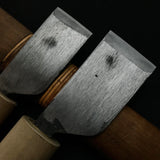 Old stock Nakaji Hand Made Leather tools with blue steel  掘出し物 仲次 革包丁 青紙鋼 30,36mm