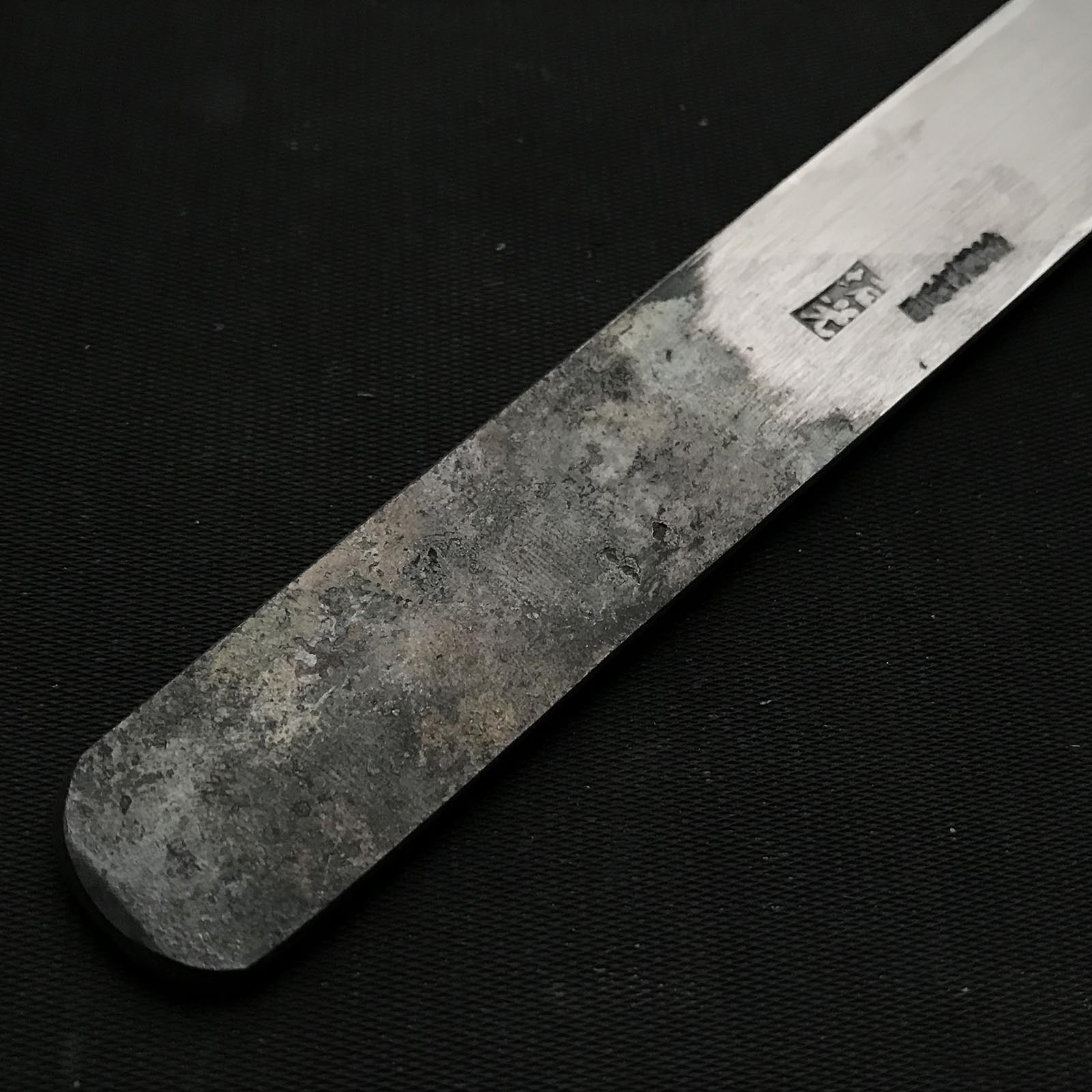 Old stock Sakamitsu 1st generation Kiridashi Kokatana with white steel  掘出し物 初代坂光作 切出小刀 右 24mm