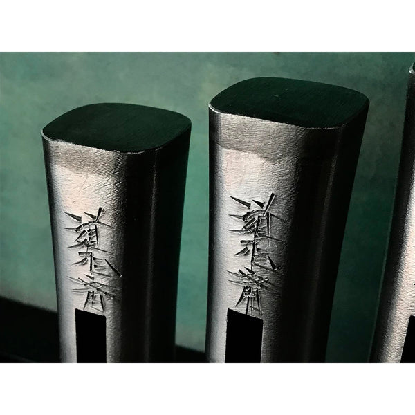 Doshinsai Masatsura Silver Hand made Pasting steel  Square Hammers 道心斎正行 馬場正行氏作 鋼付四角玄翁 150,180,200匁