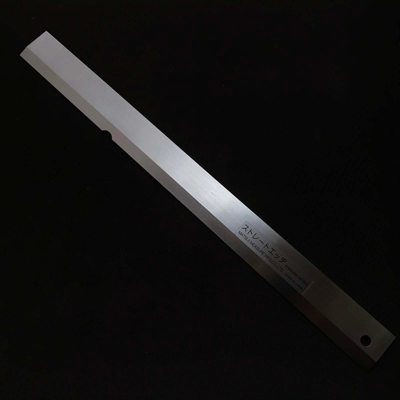 Straight edge 400 single edge recessed by MATSUI  松井精密工業 ストレートエッジ片刃 凹付 下端定規 400㎜