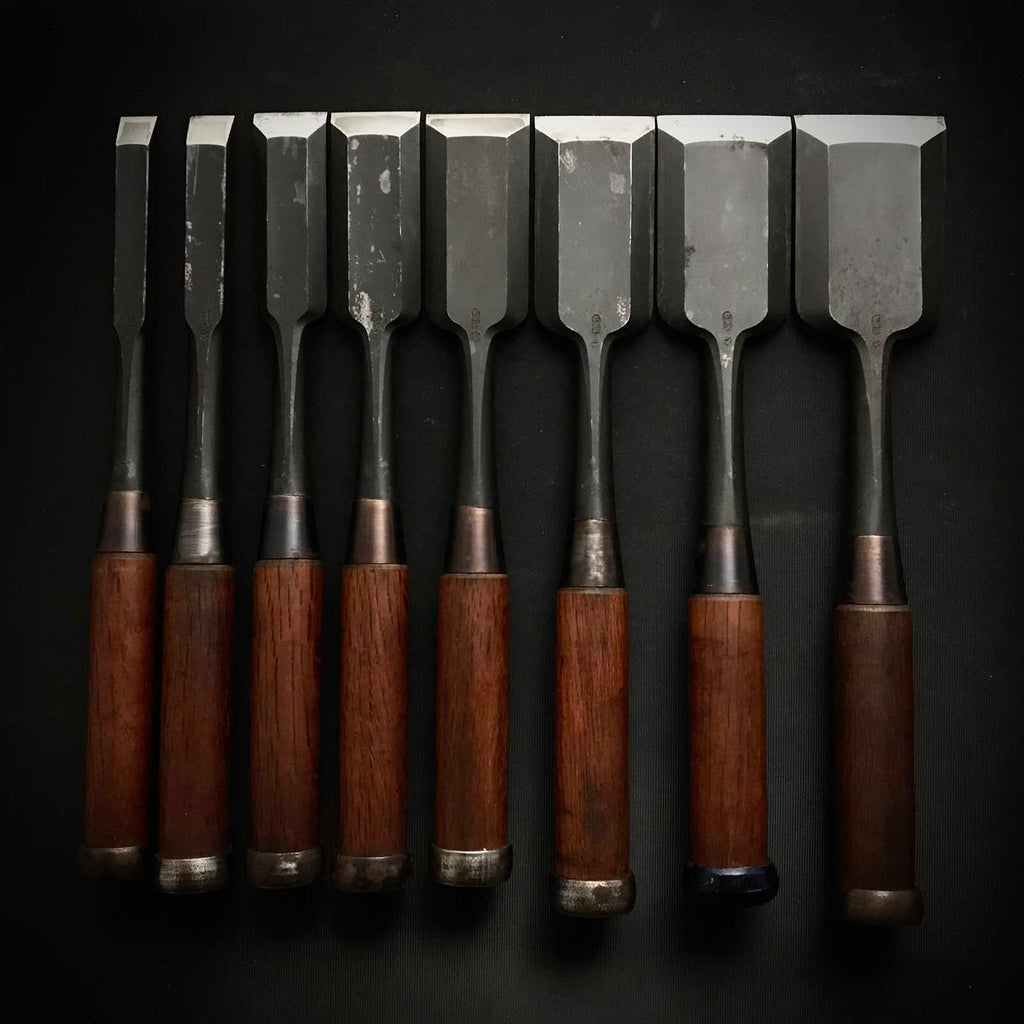 Hidari Ichihiro 左市弘 | Timber chisels 叩き鑿 | Unused