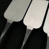 Ioroi Timber chisels with white steel by Ioroi Hideo 五百蔵秀夫作 五百蔵 叩鑿  Tatakinomi