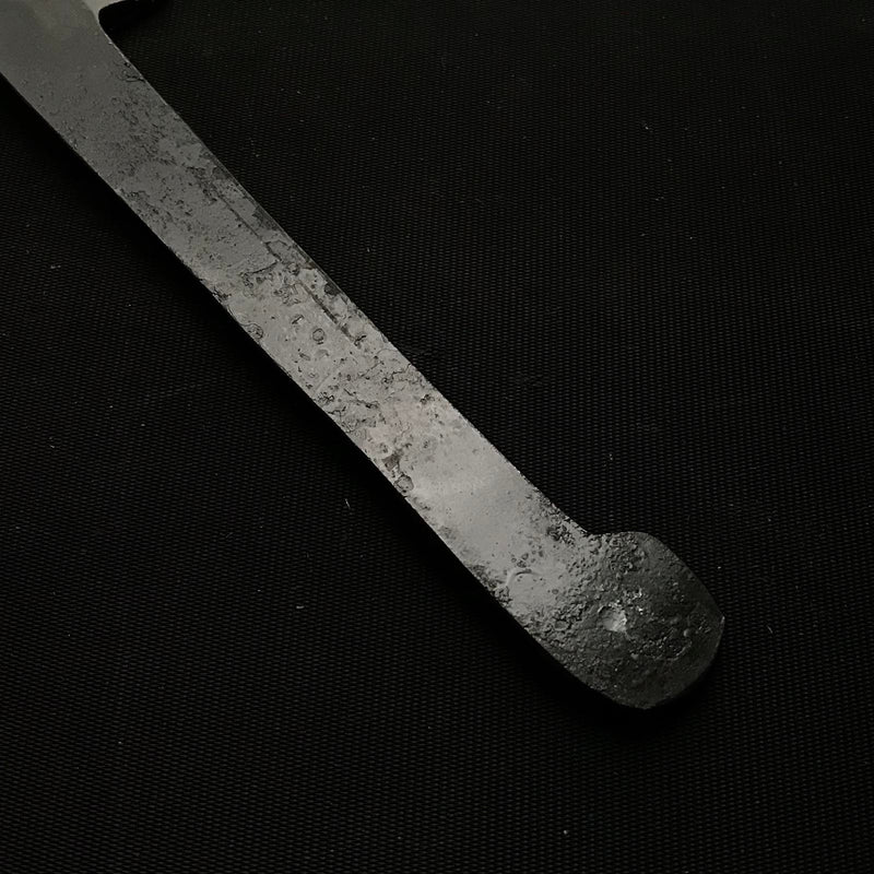 Yoshitaka Bamboo Nata Knife with Double edged 義隆 竹割り鉈 共柄 180mm