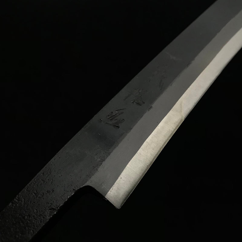 Yoshitaka Bamboo Nata Knife with Double edged 義隆 竹割り鉈 共柄 180mm