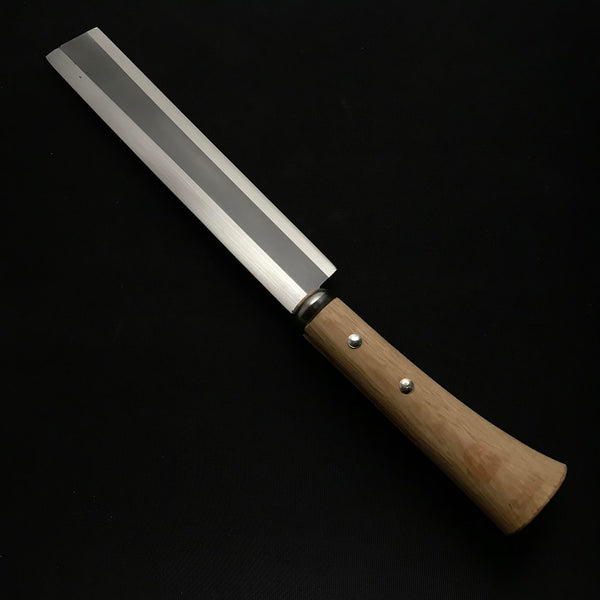 Bamboo Nata Knife with Double edged　磨き仕上 竹割り鉈 210mm