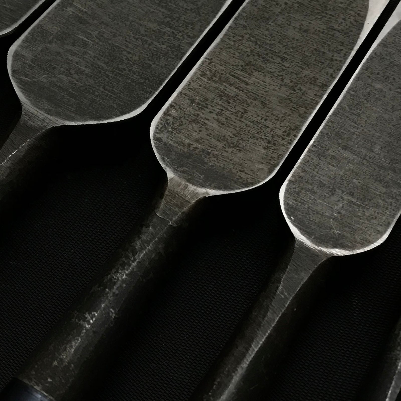 Kanetake Medium Timber chisels by Takahashi Norikazu 高橋典三作 カネ武 中叩鑿 Chu-Tatakinomi 15,24,30,36,42mm