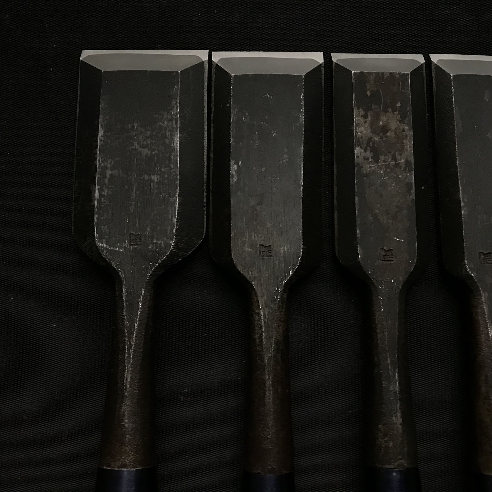 Kanetake Medium Timber chisels by Takahashi Norikazu 高橋典三作 カネ武 中叩鑿 Chu-Tatakinomi 15,24,30,36,42mm