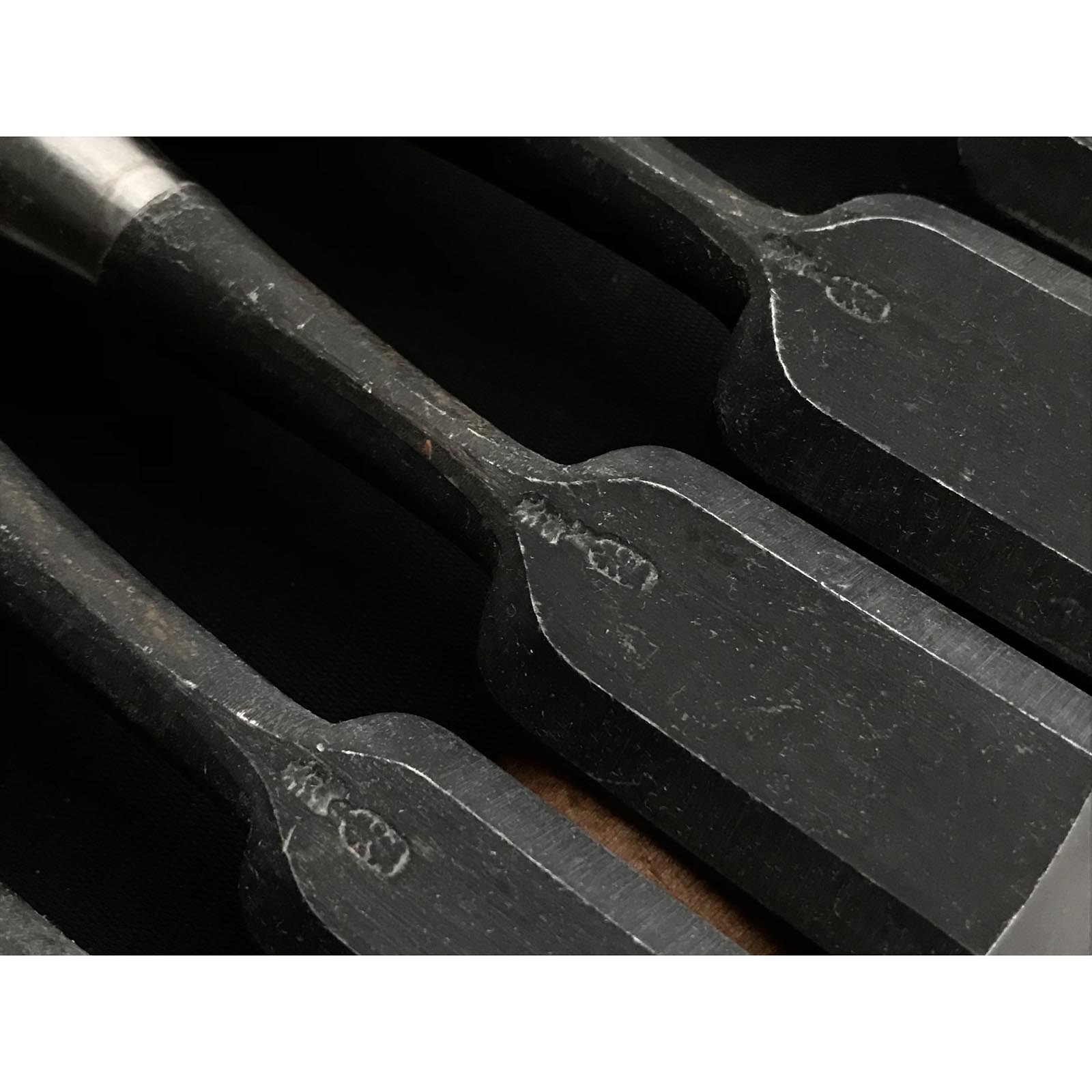 Old stock Mitsuhiro Bench chisels set by Yamahiro 掘出し物 光弘