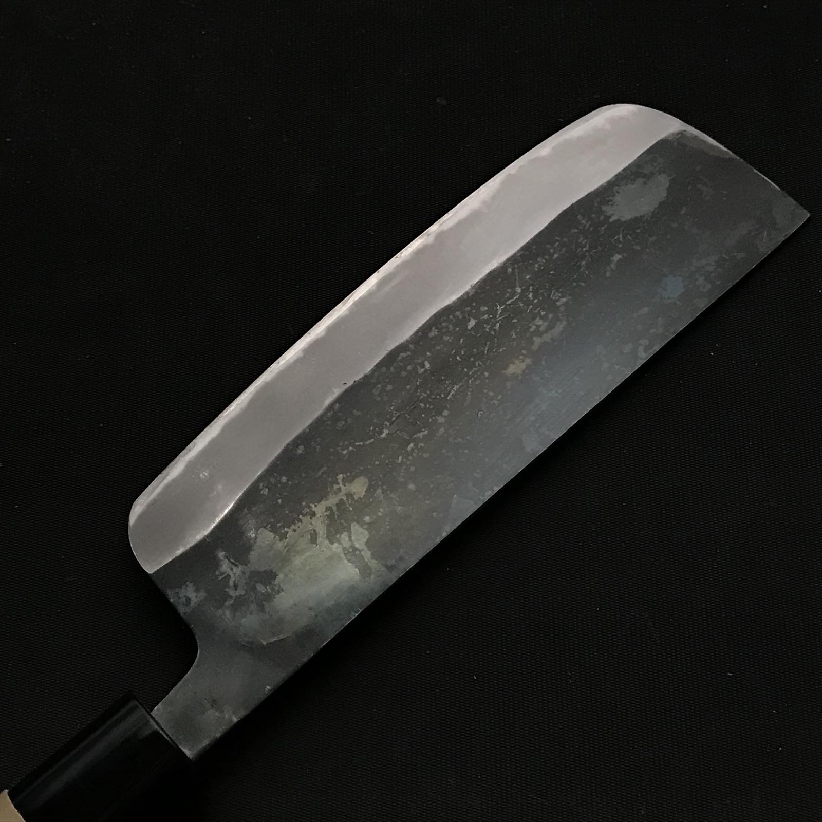 Old stock Hirotomo Nakiri Bocho with blue steel 掘出し物 廣朋作 菜切包丁 青紙鋼 165m –  YAMASUKE KurashigeTools