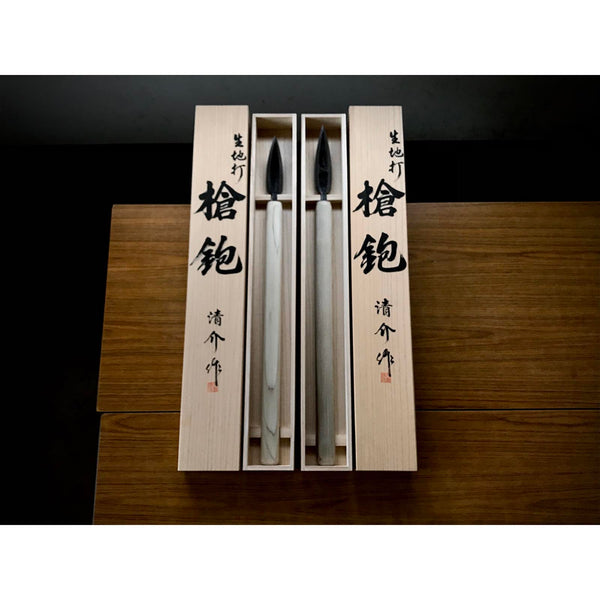 Yari Kanna by Seisuke Mizuno with Blue steel 水野清介作 槍鉋 青紙鋼  125, 145mm