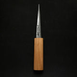 Mikisho Kuri Kokatana (Carving knife) Right hand  with Sakura wood scabbard and handle 三木章 繰り小刀 桜鞘 右 135mm