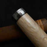 Ioroi Extra width Timber chisels with fivefold Ura by Ioroi 五百蔵作 墨流し 幅広叩き鑿 五つ裏  60mm Tatakinomi