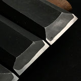 Old stock #1 Korehiro Timber chisels set with White steel 掘出し物 是弘 叩鑿6本組 Tatakinomi