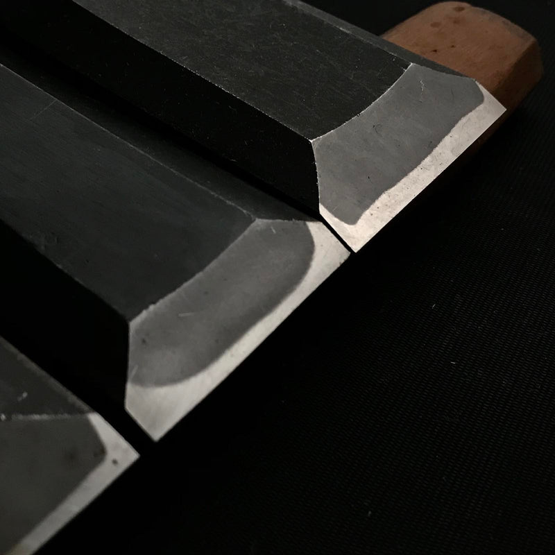 Old stock #3 Korehiro Timber chisels set with White steel 掘出し物 是弘 叩鑿6本組 Tatakinomi