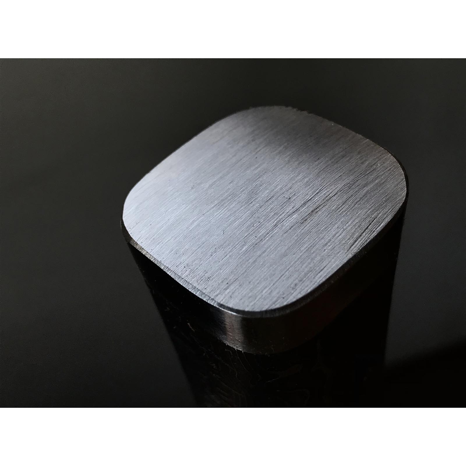 Old stock Masatsura Black Damascus Hand made Pasting steel Square Hammers  掘出し物 馬場正行 鋼付四角玄翁 黒木目 150匁