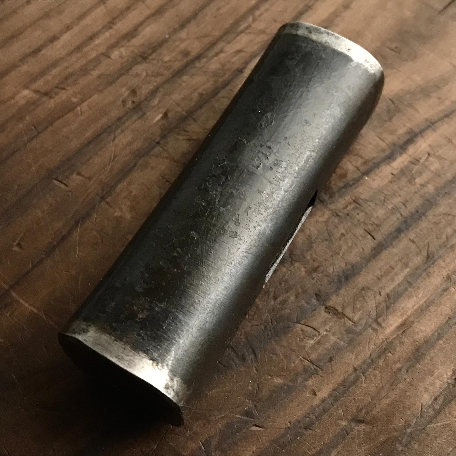 旧蔵 高三郎 オールスチール角槌 掘り出し物 長谷川幸三郎氏 四角玄翁 100匁