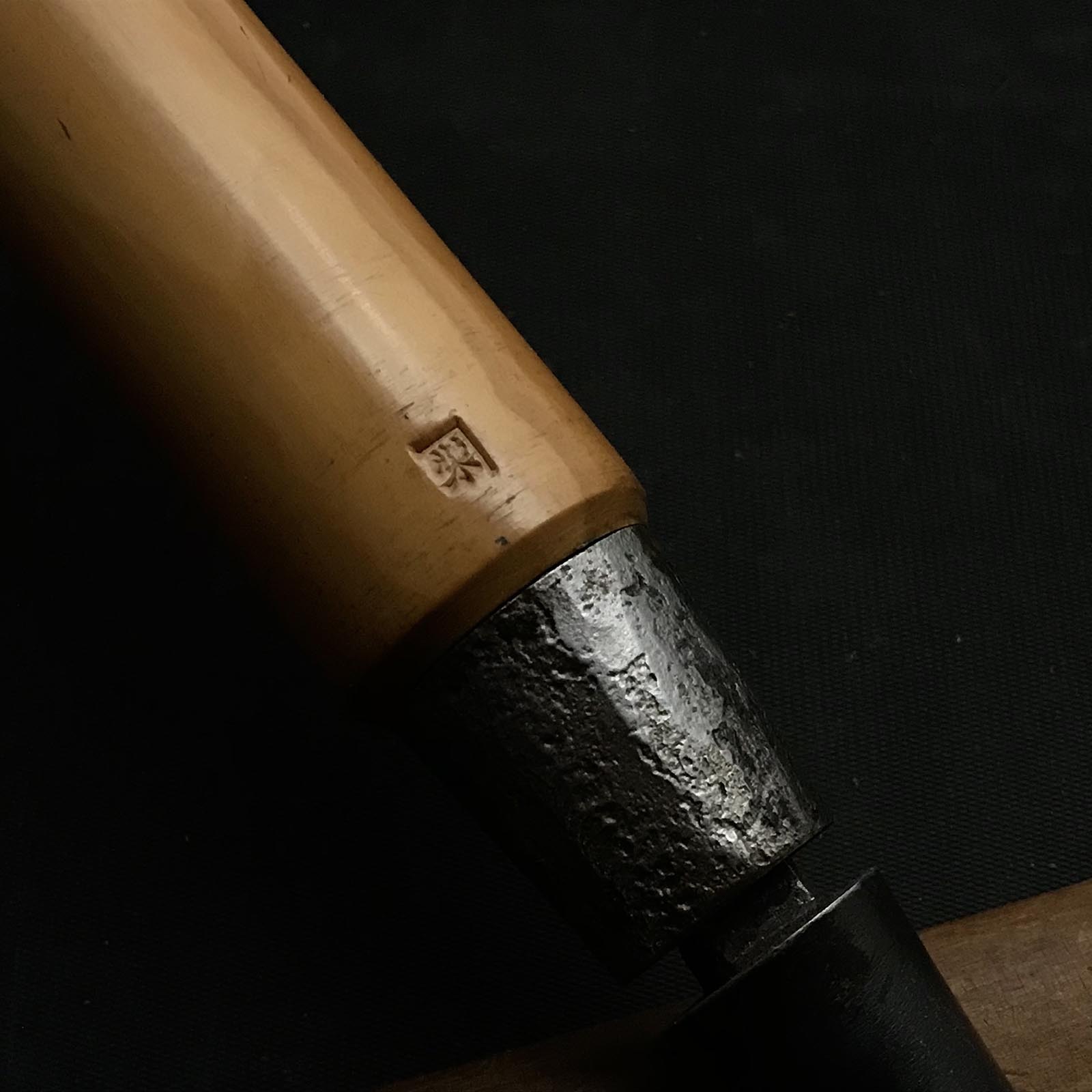 Old stock Kunikei 3rd Generations Special Timber chisels by Ikeda Yoshiro  掘出し物 無二 池田慶郎氏 三代目国慶作 叩鑿 48mm Tatakinomi