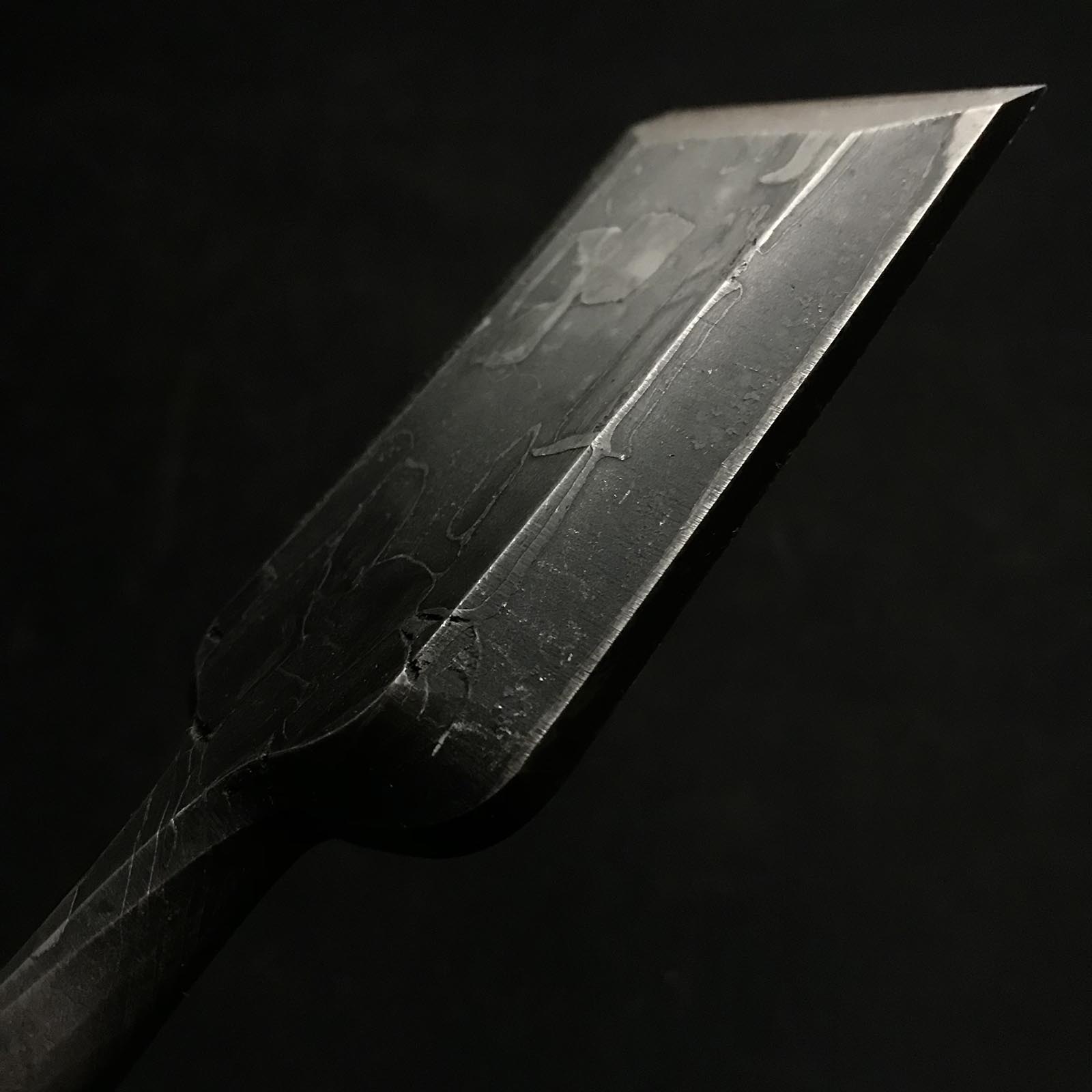 Old stock Kunikei 3rd Generations Special Timber chisels by Ikeda Yoshiro  掘出し物 無二 池田慶郎氏 三代目国慶作 叩鑿 48mm Tatakinomi