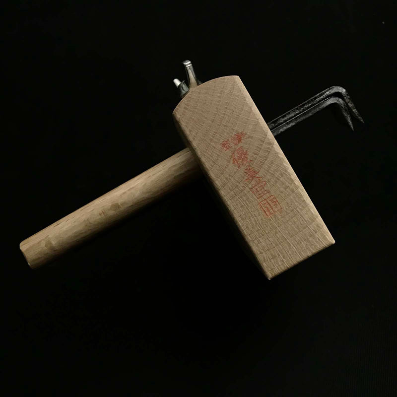 Yuubido  Wider type  Marking gauge with two scribing rods 優美堂 二丁鎌毛引 幅広  Kebiki