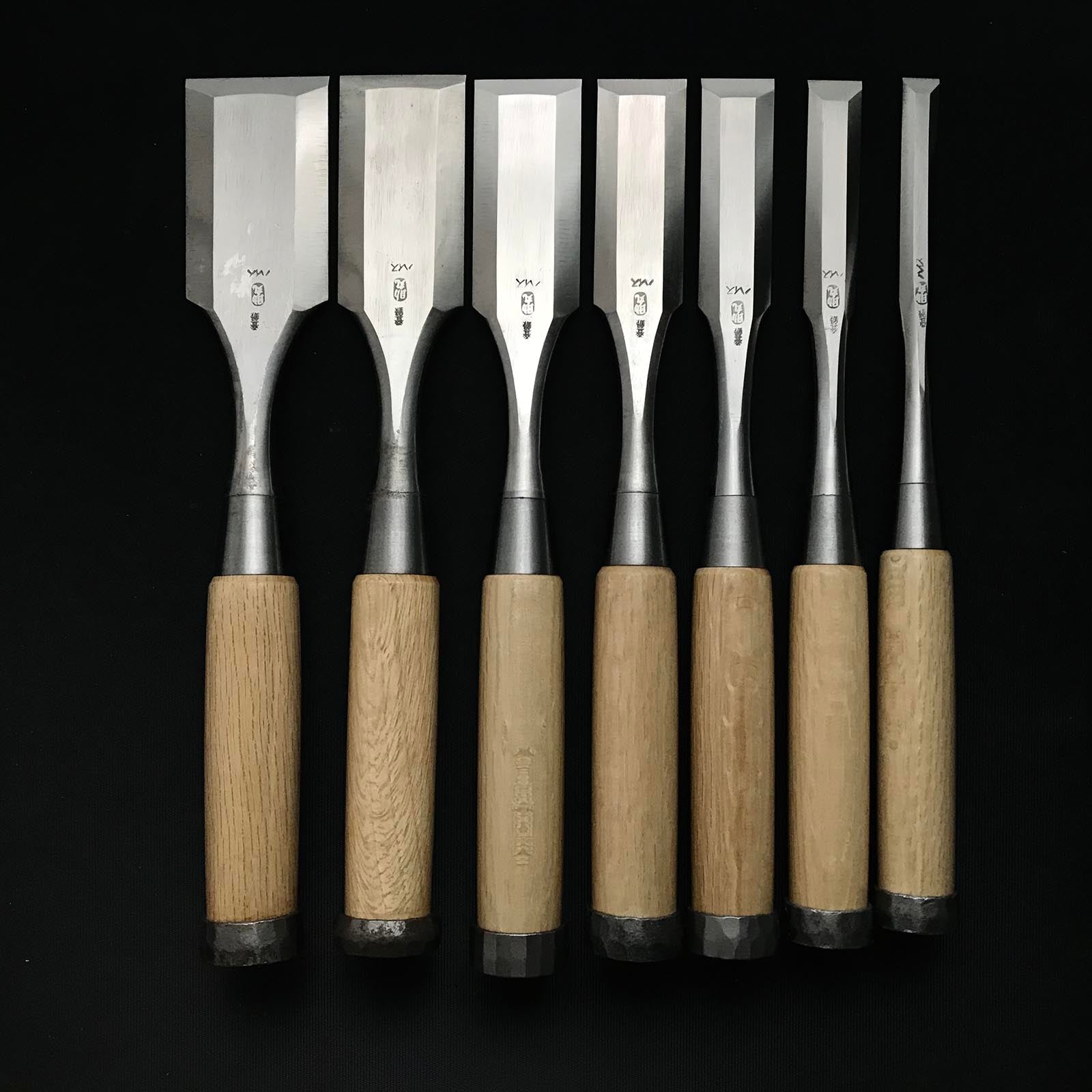 Sukemaru 4th High-Speed Steel Damekiri chisels by Usui Yoshio 四代助丸 碓氷淑