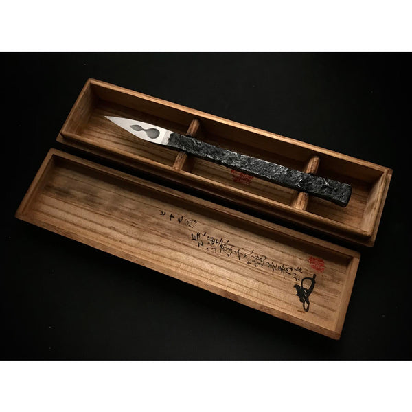 Chiyotsuru Korehide Kiridashi Knives by Kurashige's Collection 千代鶴是秀 瓢箪型裏 切出し小刀