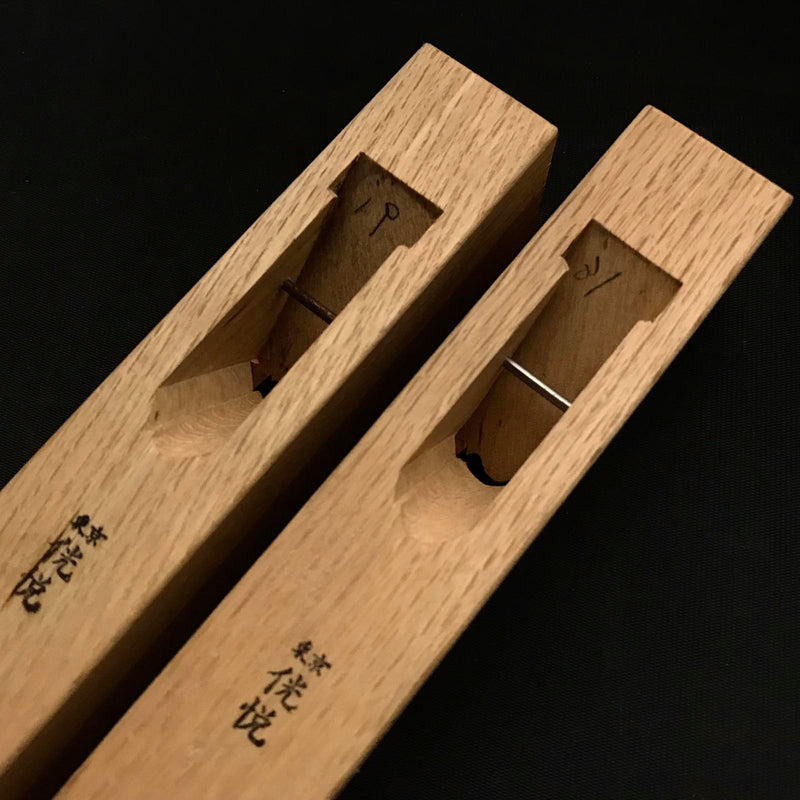 旧型光悦伝統面取り鉋 掘り出し物 侊悦面取鉋 瓢箪面 9mm 10.5mm – YAMASUKE KurashigeTools