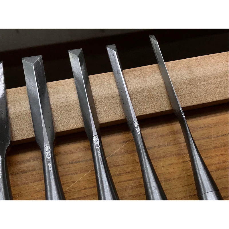 Old stock Koshitaka Dovetail Bench chisels set Rosewood handle 掘出し物 越孝 ...