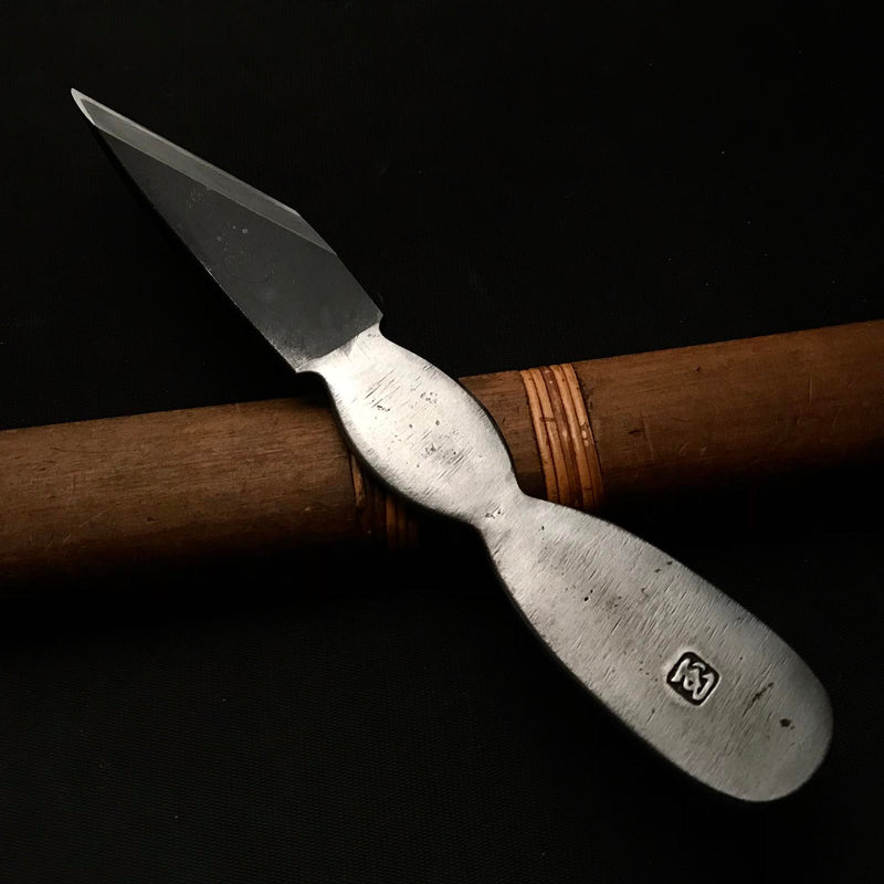 神田木奥の旧型もさく切り出しナイフ 掘り出し物も作 切り出し小刀 寿