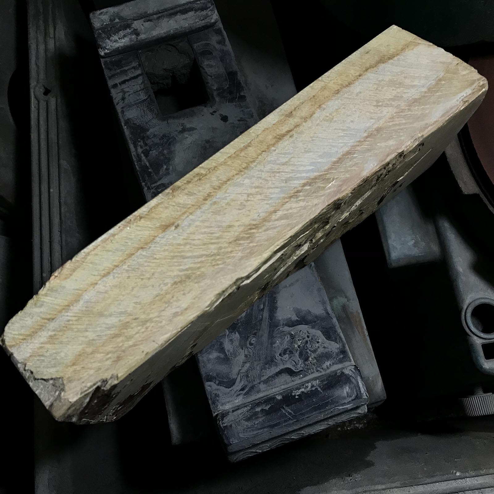 O22 奥戸 吹田 天然仕上砥石 道具 砥石 天然仕上砥石 奥殿 巣板