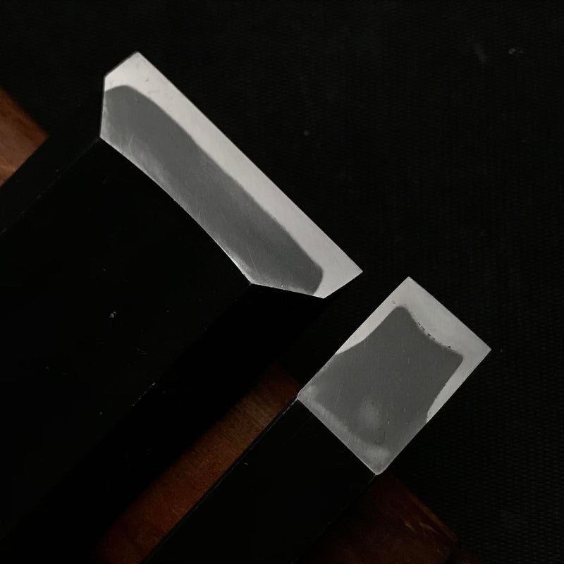 Tasai Fusetsu Timber chisels (Tatakinomi) with blue steel  田斎風雪 叩鑿 12mm,36mm