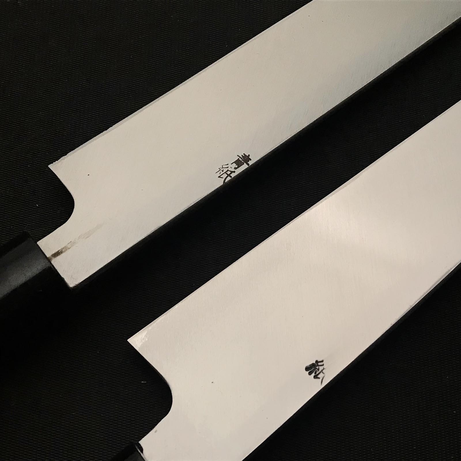 Toshiharu Yanagiba Bocho With Blue steel #2 淑晴 青紙2号鋼 柳刃包丁 240mm 270mm –  YAMASUKE KurashigeTools